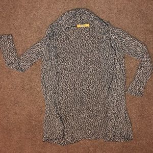 Black and white cardigan